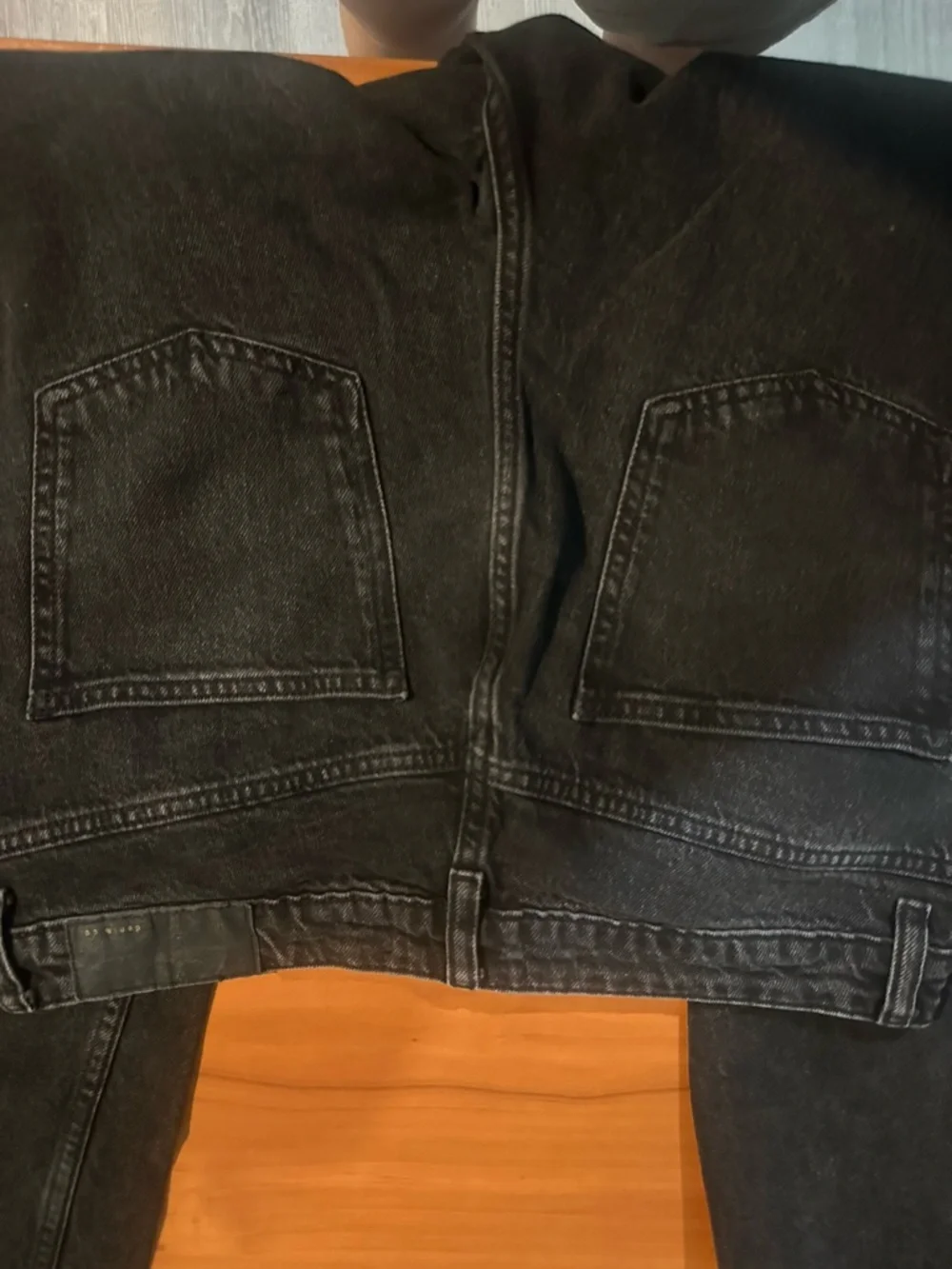 Primark Black Straight Leg‎ Jeans Women’s Size 10 High Rise Classic Dark Denim